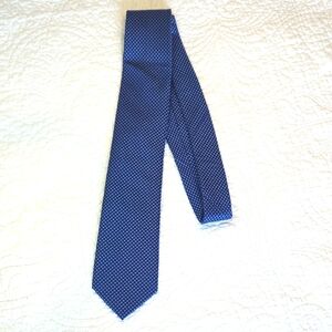 Stafford 100% Silk Elegant Blue Square Dot Tie